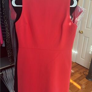 Aritzia Vibrant Red Midi Dress